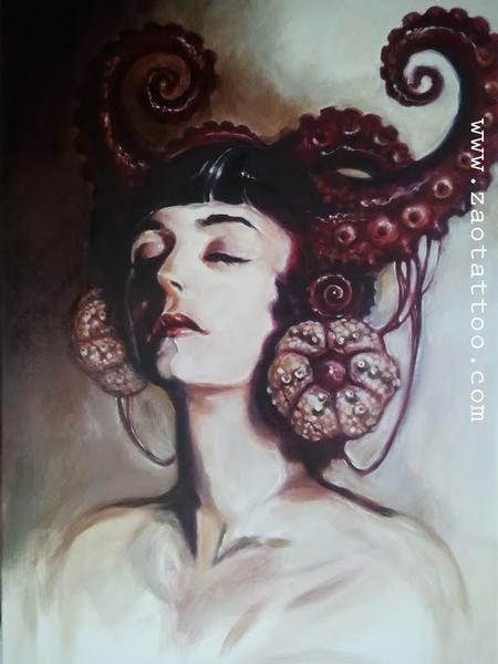 Muriel Zao - Tentacles Portrait